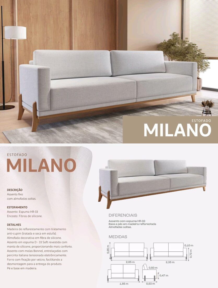 Sofá Milano